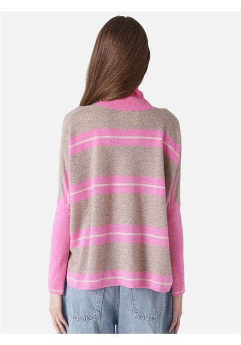 Joanna poncho Absolute Cashmere ABSOLUT CASHMERE | Maglieria | ACF202034CSTRIPES CANDY